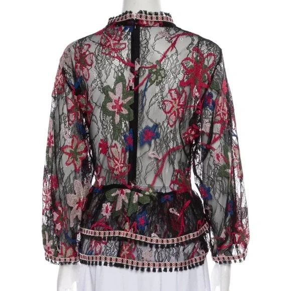 Anna Sui lace blouse XL - Picture 3 of 10